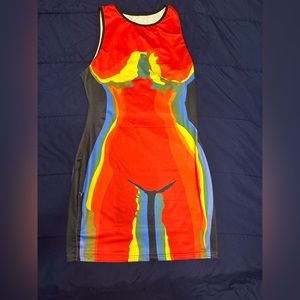 Heat vision dress in large